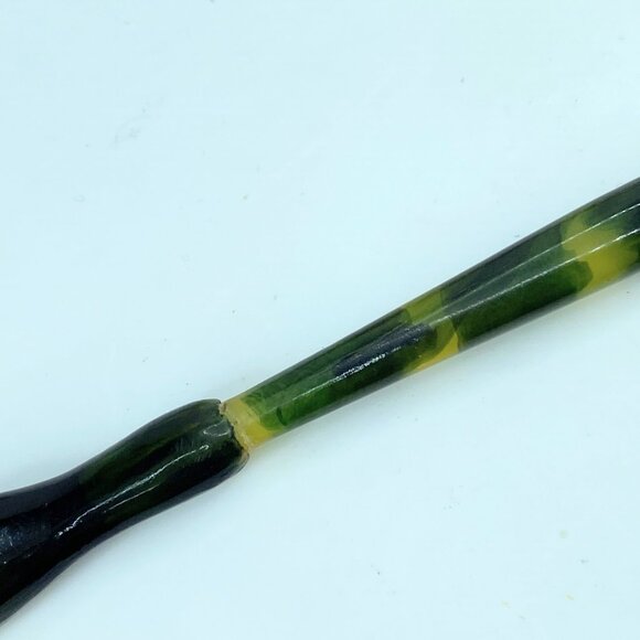 Japanese Celluloid Green transparent Koga Kanzashi Hair Ornament 13.9g GS613 main image 6
